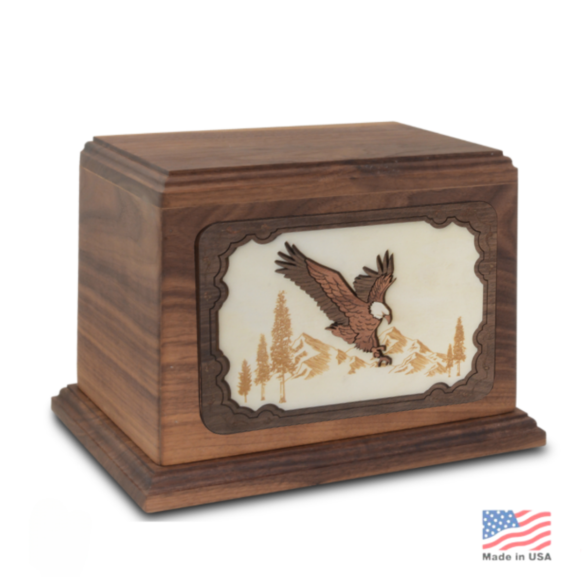 3D Art Bald Eagle Urn