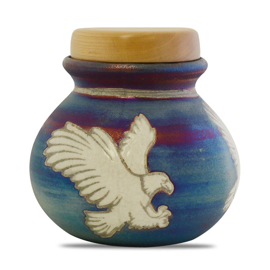 Eagle Raku Keepsake